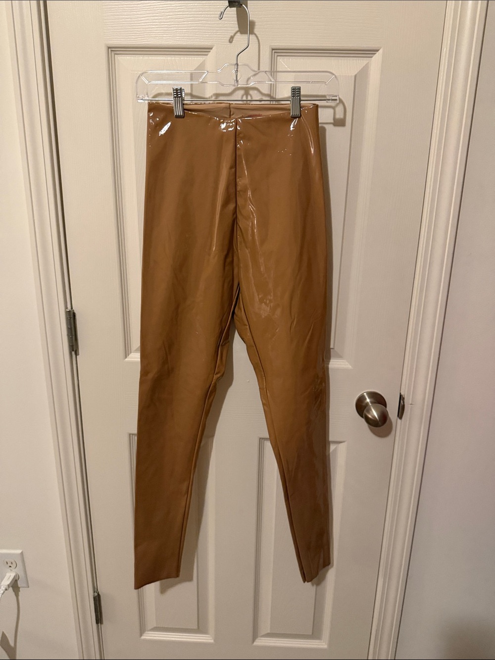 Commando Faux Leather Leggings in Camel Brown